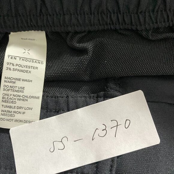Ten Thousand Shorts Mens Small Black Unlined Athletic Polyester Spandex SS-1370 - Picture 2 of 9